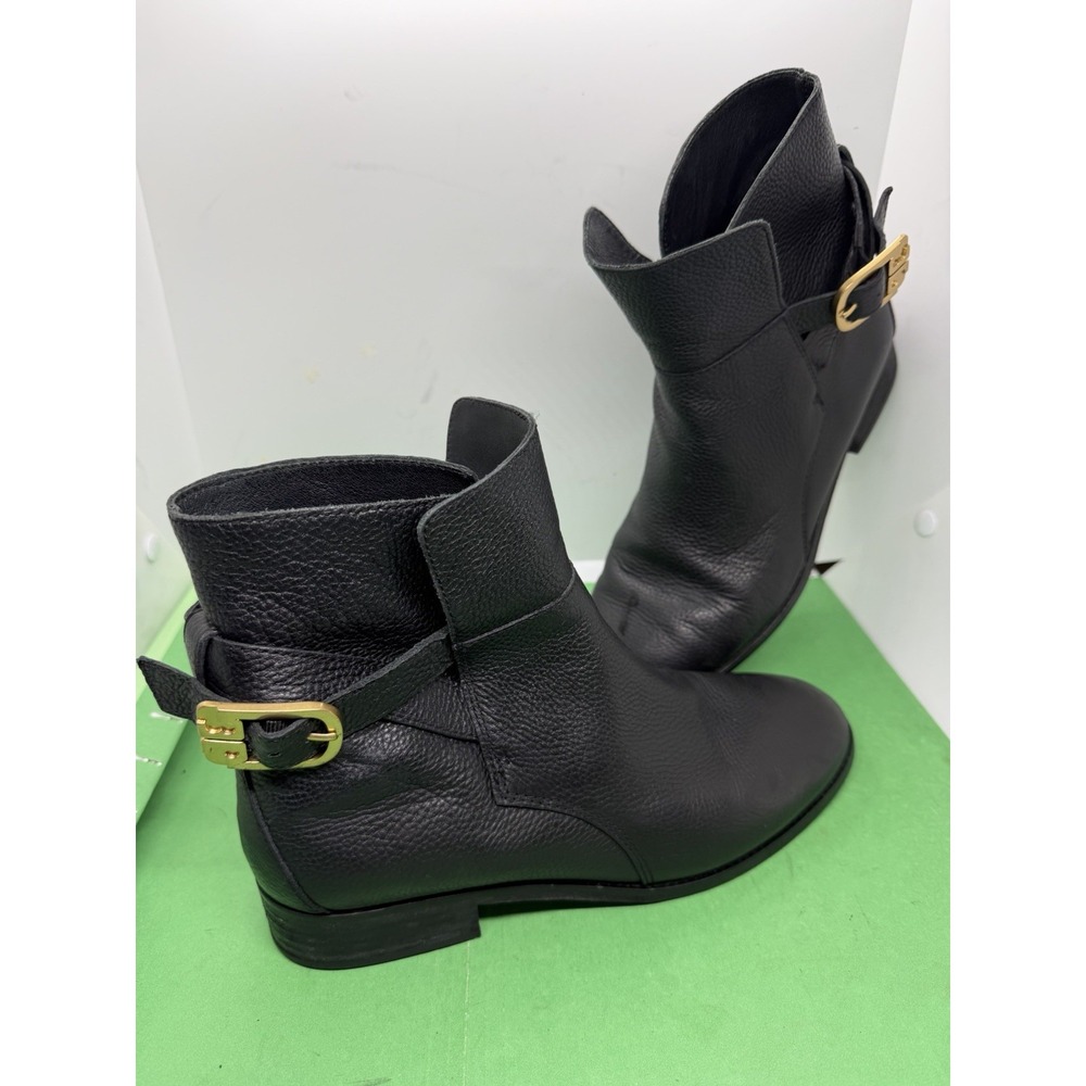 Tory Burch Brooke Ankle Calf Bootie Leather Perfect Black. Sz 9.5M